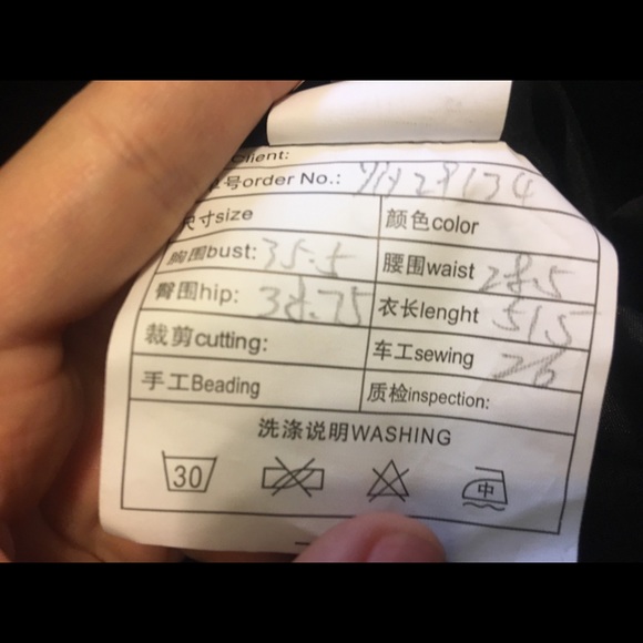 NWTs Black Dramatic High Low Prom Dress - Picture 6 of 11